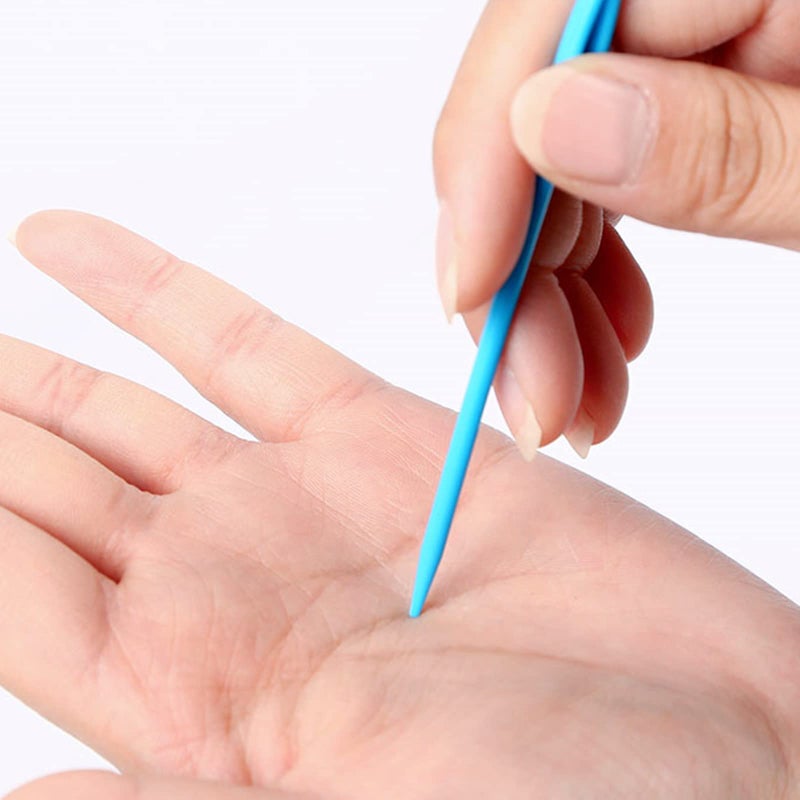 BTYMS 300 Piece Plastic Sewing Needle Set - Big Eye Safety Yarn & Crafting Needles - 3.54" Long - Ideal for Kids' Crochet, Darning & Handmade Projects - Random Color - Image 3